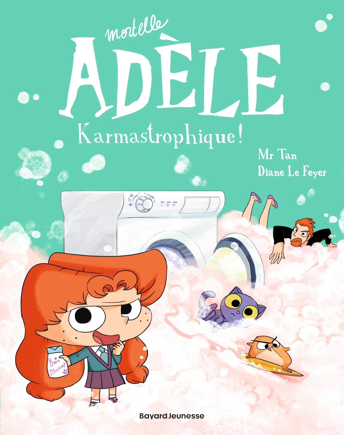 Couverture — BD Mortelle Adèle, Tome 17