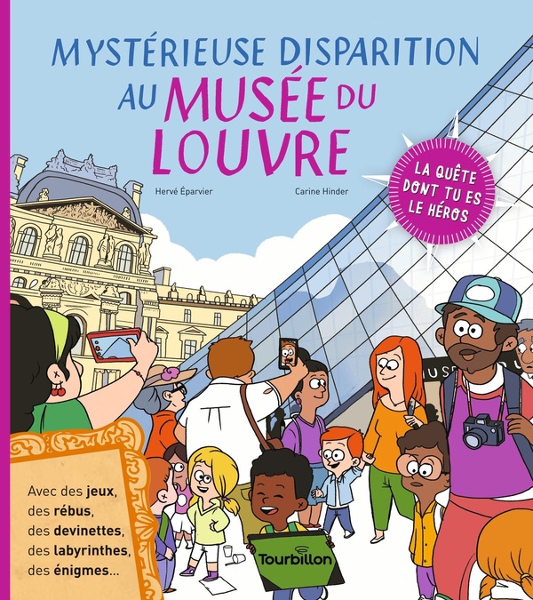 Couverture — Mystérieuse disparition au musée du Louvre