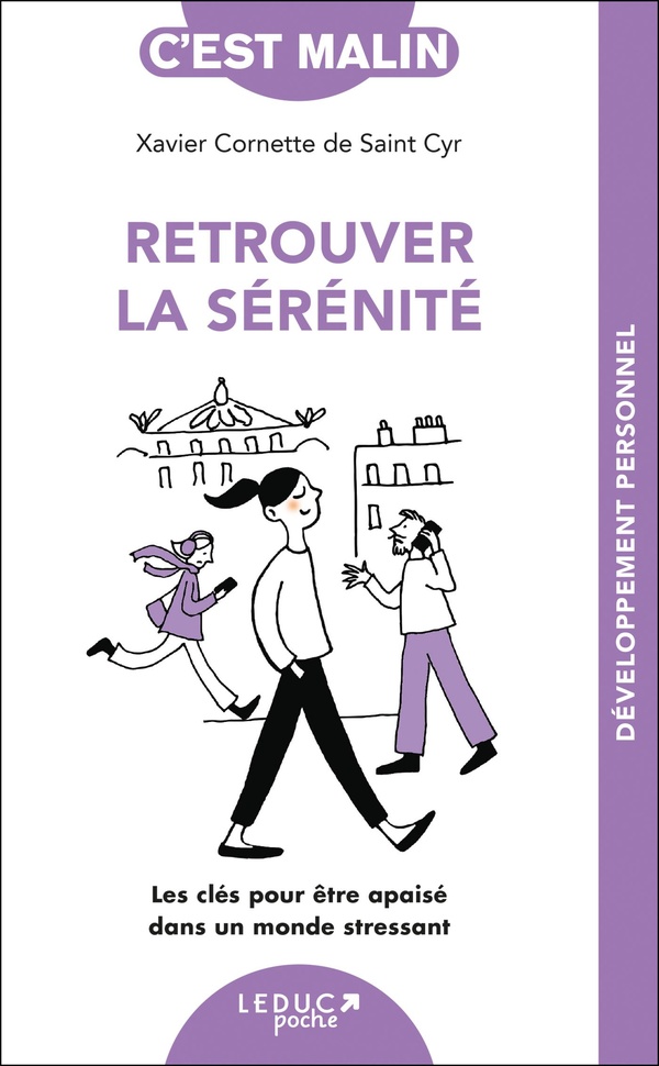 Couverture — C'est malin poche : Retrouver la sérénité, c'est malin : Les clés pour être apaisé dans un monde stressant