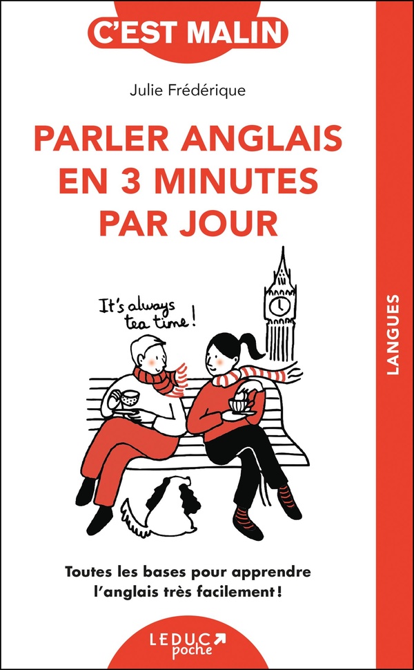 Couverture — Parler anglais en 3 minutes par jour, c'est malin : Toutes les bases pour apprendre l'anglais très facilement !