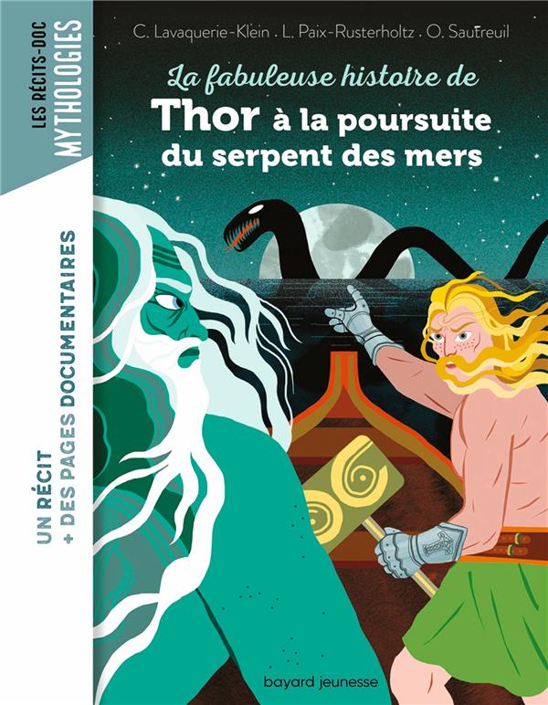 Couverture — La fabuleuse histoire de Thor à la poursuite du serpent des mers