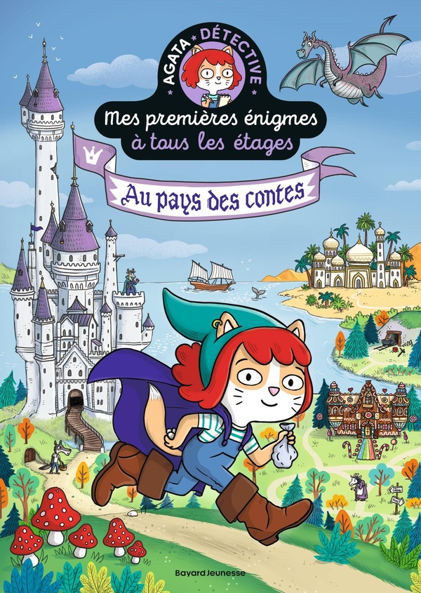 Couverture — Agata Crispy détective - Mes premières énigmes à tous les étages Tome 3 : Au pays des contes