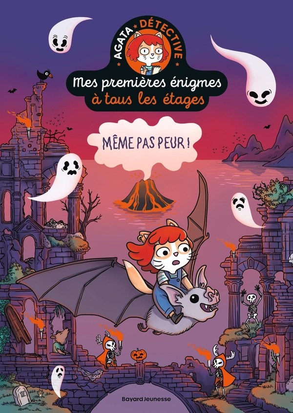 Couverture — Agata Crispy détective - Mes premières énigmes à tous les étages Tome 4 : Même pas peur !