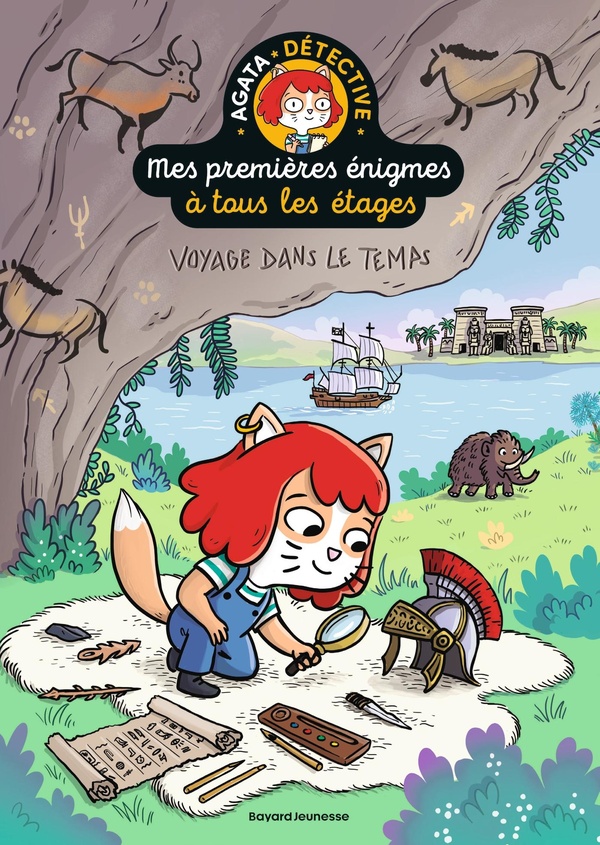 Couverture — Agata Crispy détective - Mes premières énigmes à tous les étages Tome 5 : Voyage dans le temps