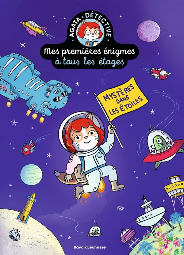 Couverture — Agata Crispy détective - Mes premières énigmes à tous les étages Tome 7 : Mystères dans les étoiles
