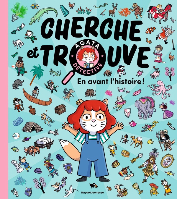 Couverture — Cherche et trouve Agata Détective. En avant l'Histoire !