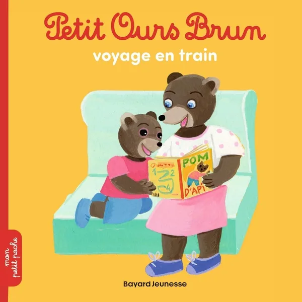 Couverture — Petit Ours Brun voyage en train - Dès 2 ans