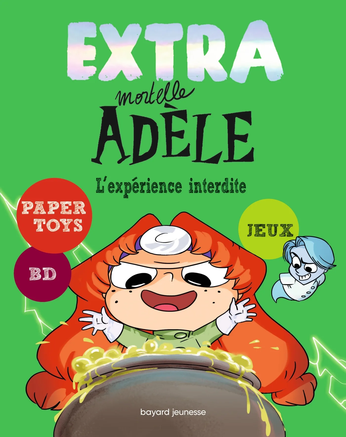 Couverture — Extra Mortelle Adèle T4 - L'expérience interdite