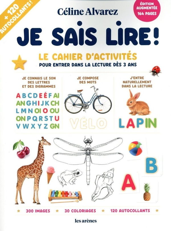 Couverture — Je sais lire ! Le cahier d'activités pour entrer dans la lecture dès 3 ans (Edition augmentée)