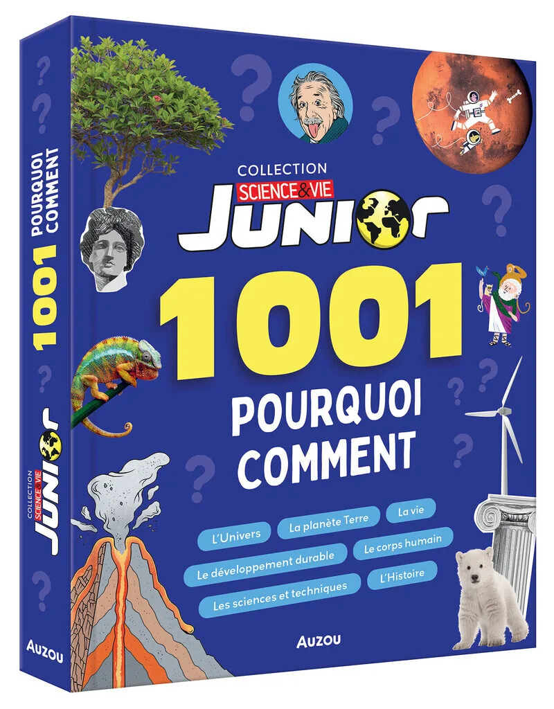Couverture — 1001 pourquoi comment sciences et vie junior