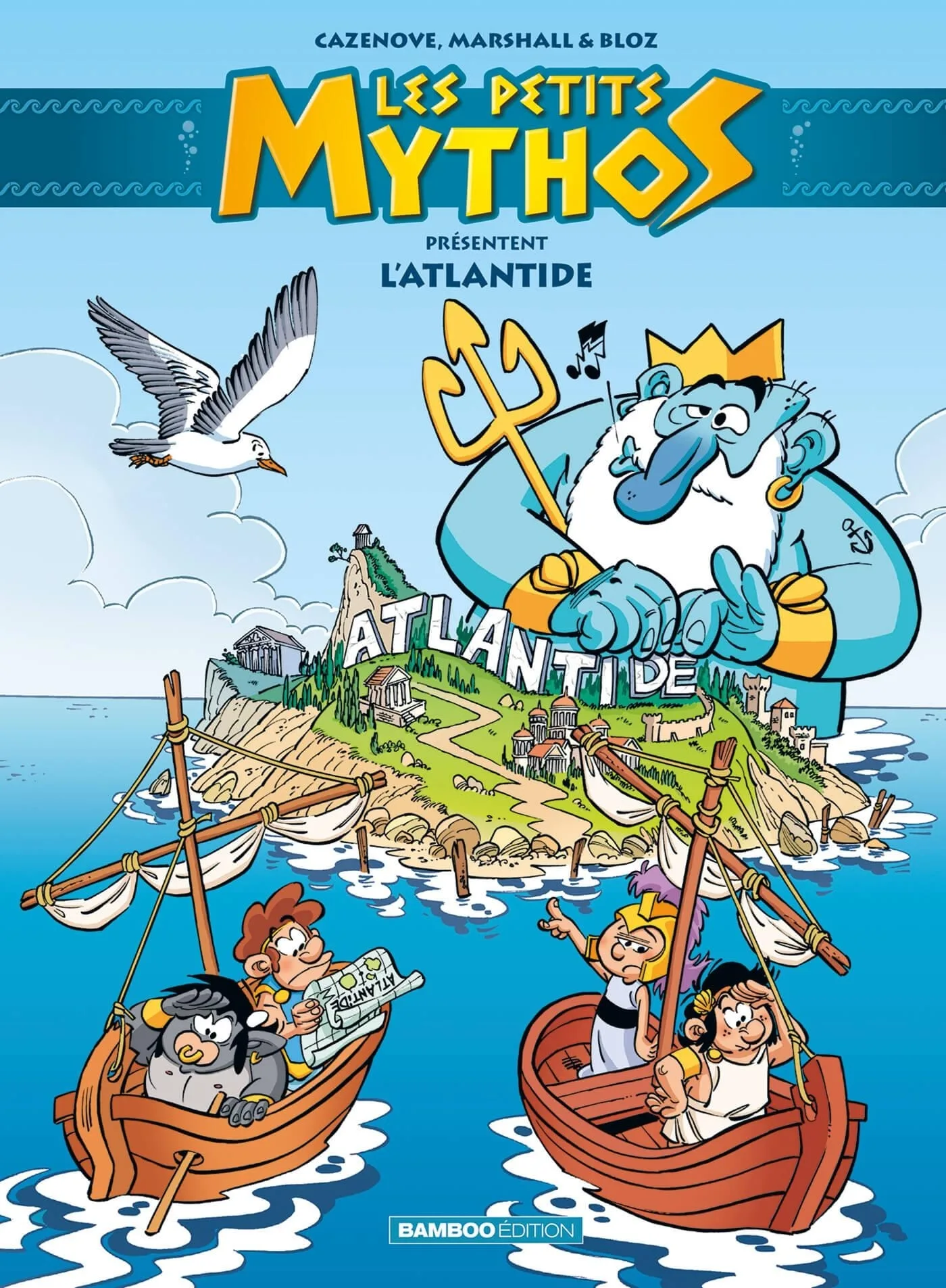 Couverture — Les Petits Mythos présentent : Atlantide