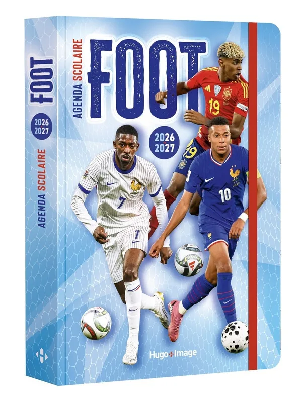 Couverture — Agenda scolaire foot (édition 2026/2027)