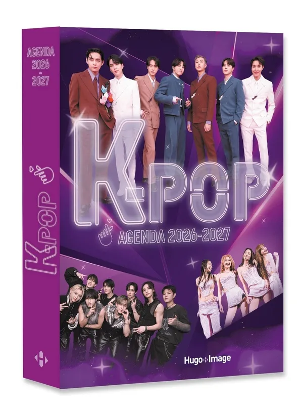 Couverture — Agenda scolaire K-Pop (édition 2026/2027)