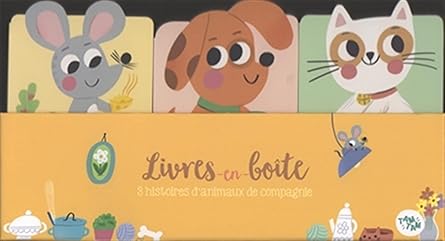 Livres en boîte : 3 histoires d'animaux de compagnie