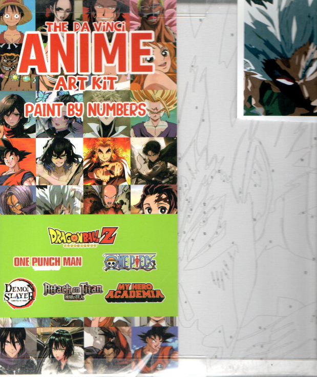 THE DA VINCI ANIME ART KIT PAINT BY NUMBERS-GAROU