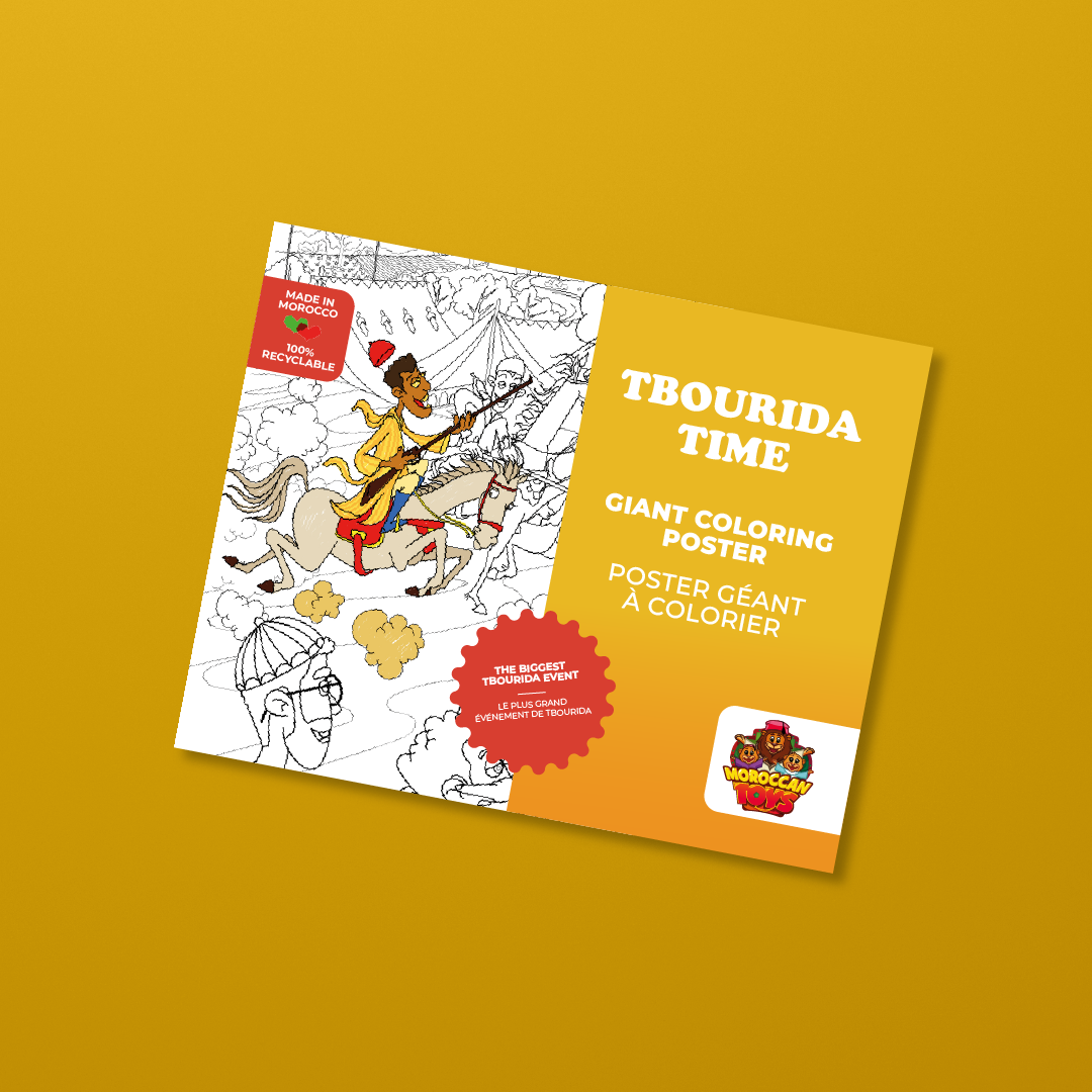 POSTER COLORIAGE TBOURIDA TIME