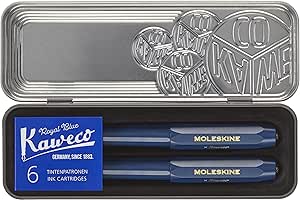 MOLESKINE Coffret Stylo Plume et Stylo Bille Bleu