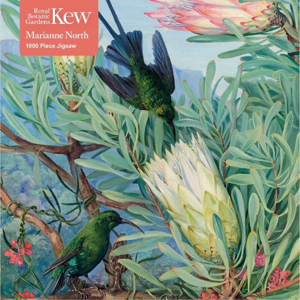 FTP Adult Jigsaw Puzzle Kew Gardens' Marianne North: Honeyflowers and Honeysuckers