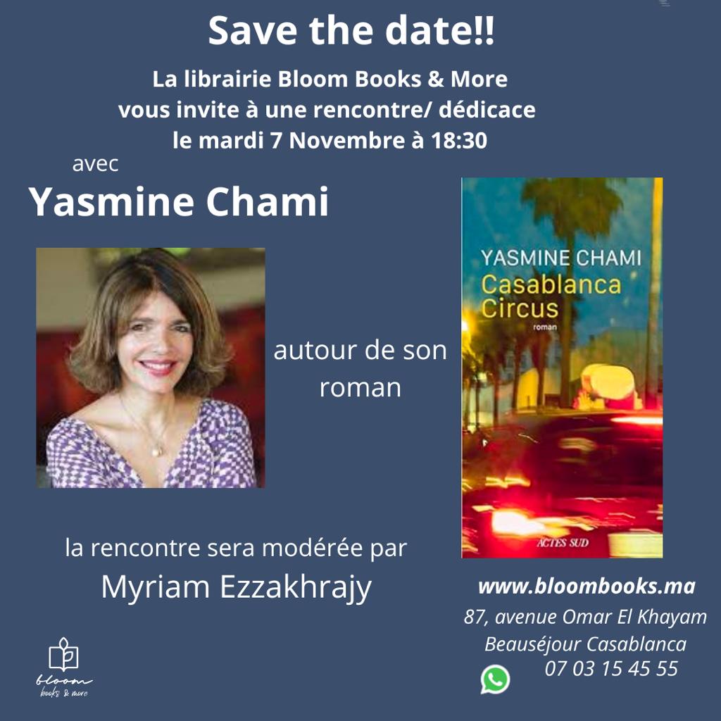 Rencontre Dédicace Yasmine CHAMI