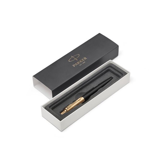 PARKER Jotter Luxe bille, Noir Bond street, GT, en bte R. 1953202