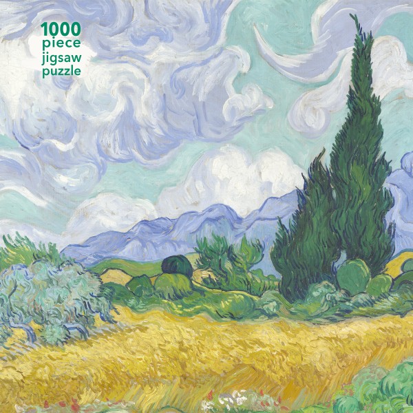 ADULT JIGSAW VINCENT VAN GOGH: WHEATFIELD WITH CYPRESS: 1000 PIECE JIGSAW (1000-PIECE JIGSAWS)