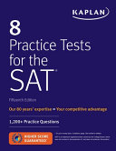 Couverture — 8 Practice Tests for the SAT
