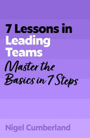 Couverture — 7 Lessons in Leading Teams
