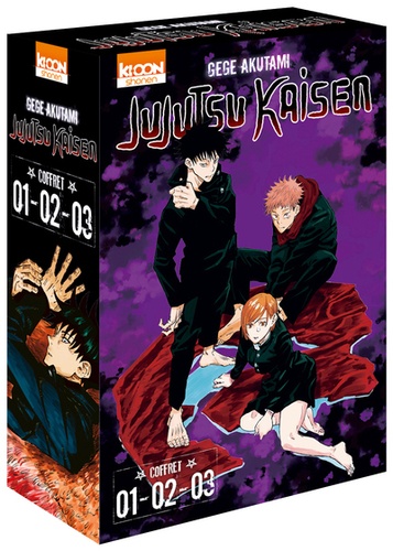 Couverture — Jujutsu Kaisen – Coffret en 3 volumes (1 – 2 – 3)