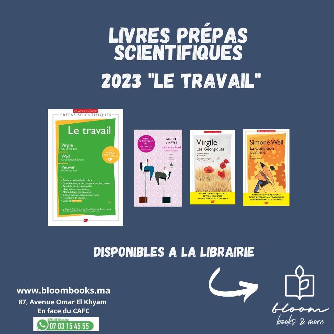 Livres prépa scientifique 2023