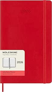 MOLESKINE AGENDA 2026 ROUGE CARNET JOURNALIER LG