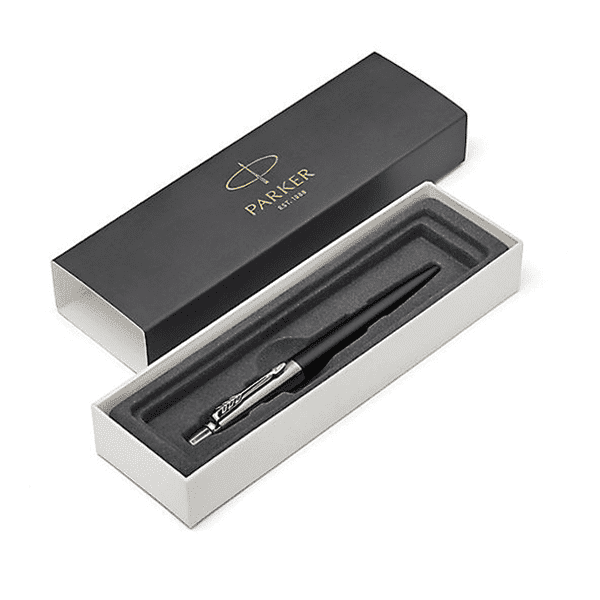 STYLO A BILLE PARKER JOTTER ACIER BONDSTREET BLACK