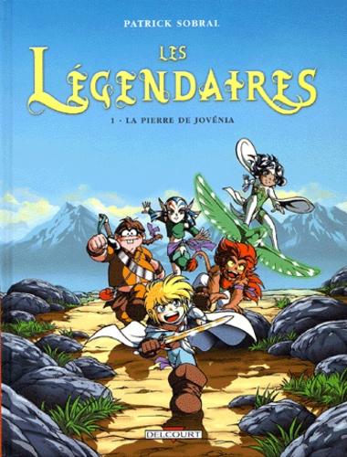 Couverture — Les Légendaires – Tome 1 – La pierre de Jovénia