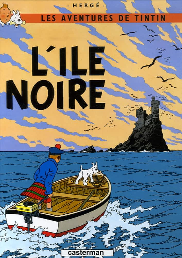 Couverture — Les Aventures de Tintin – Tome 7 – L’Ile Noire – Mini-album