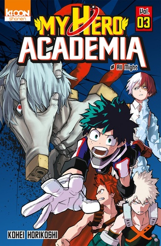 Couverture — My Hero Academia – Tome 3 – All might