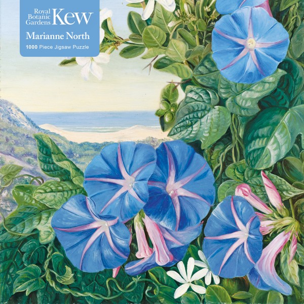 ADULT JIGSAW PUZZLE KEW: MARIANNE NORTH: AMATUNGULA AND BLUE IPOMOEA, SOUTH AFRICA : 1000-PIECE JIGS